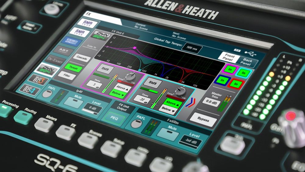 Nuevas prestaciones para la versión 1.4 de SQ de Allen & Heath