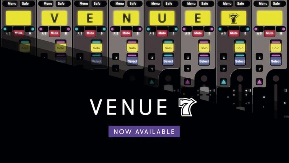 El software Avid VENUE 7 ya está disponible