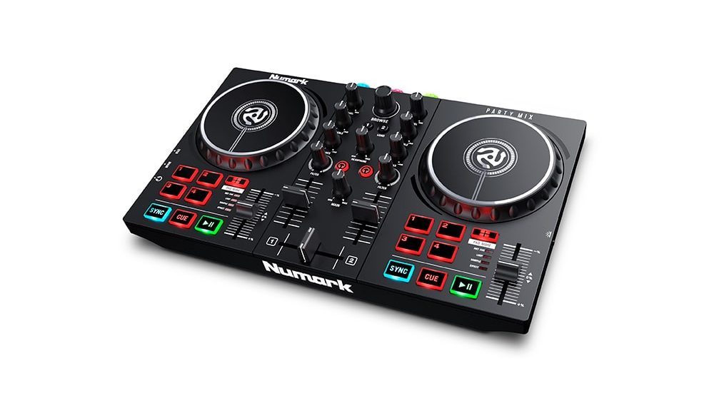 Los nuevos controladores DJ Party Mix de Numark ofrecen prestaciones profesionales