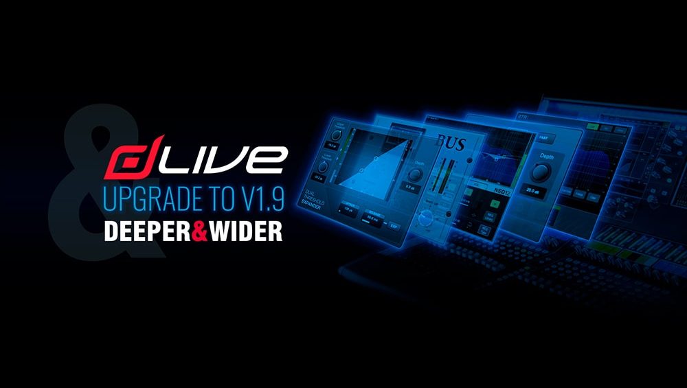 1.9, una nueva, amplia y profunda actualización para dLive de Allen & Heath