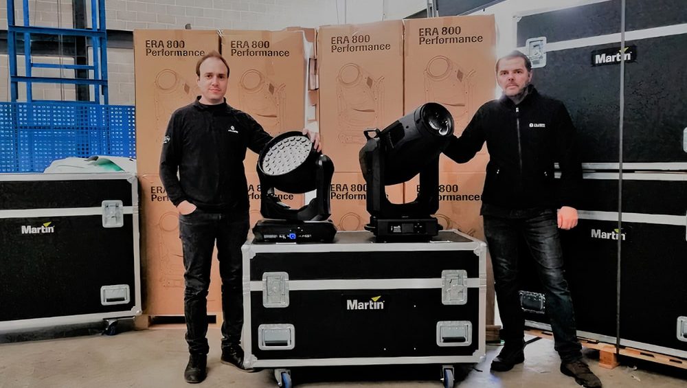 FLUGE Audiovisuales adquiere otros 100 nuevos proyectores LED Martin