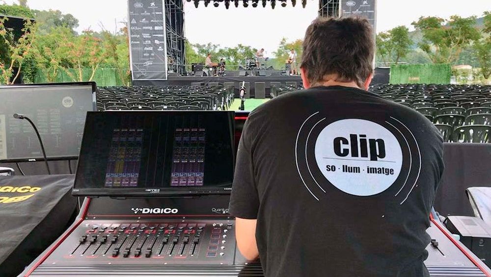 Clip So Llum i Imatge estrenó la consola DiGiCo Quantum 225 en sus eventos