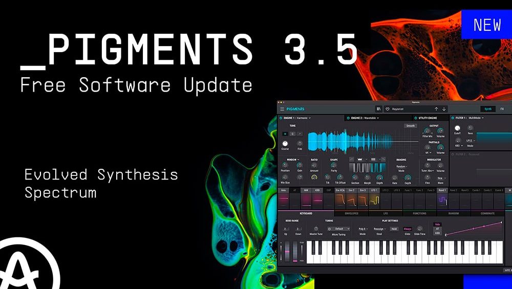 Arturia lanza el Firmware 3.5 de Pigments