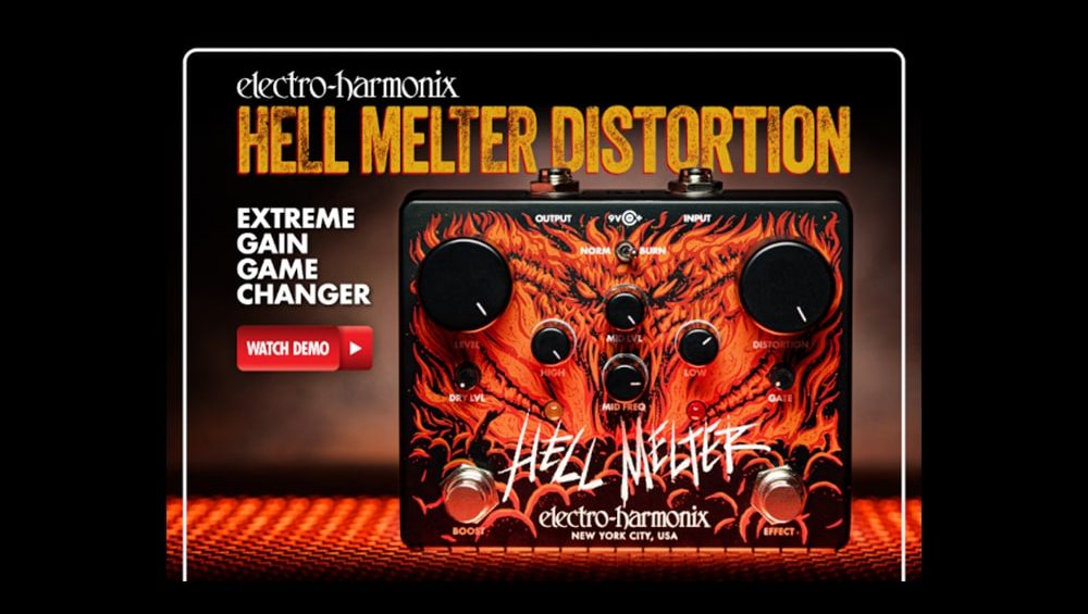 Hell Melter Distortion, el nuevo pedal de EHX