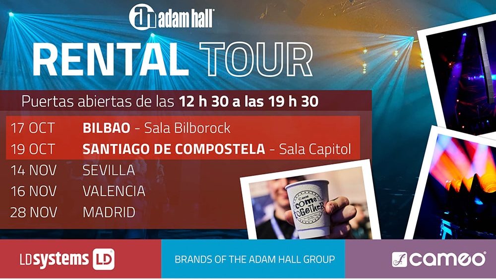 Rental Tour Adam Hall Spain 2023