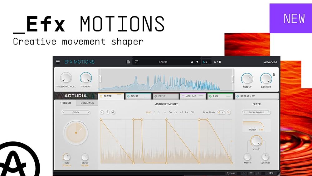 Arturia presenta Efx MOTIONS