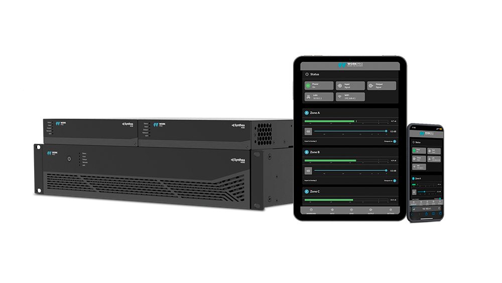 WORK PRO actualiza su gama de amplificadores Synthea