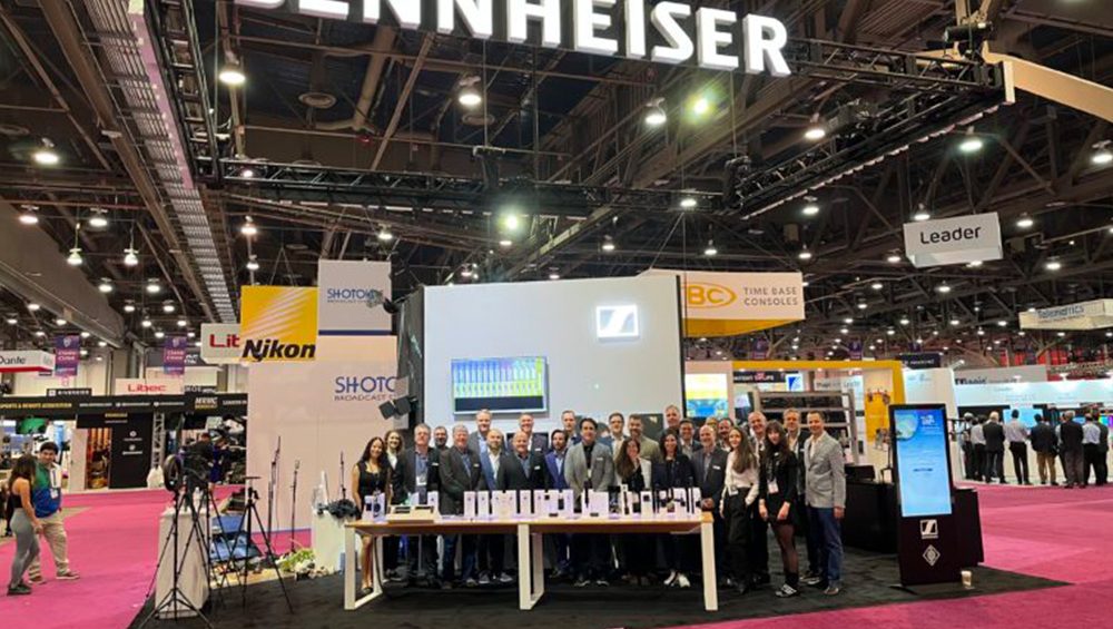 El stand de experiencias del Grupo Sennheiser en NAB 2024