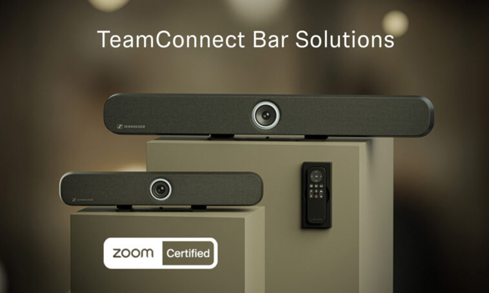 Las barras de sonido Sennheiser TeamConnect ahora están certificadas para Zoom Rooms