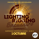 Encuentro al atardecer con las últimas novedades de Lighting & Rigging