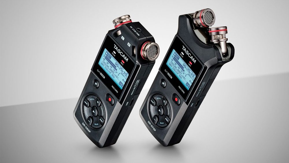 TASCAM presenta DR-05XP y DR-07X, las nuevas grabadoras portátiles todoterreno con resolución de 32 bits coma flotante