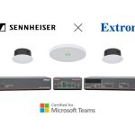 Extron y Sennheiser presentan nuevas soluciones empresariales para la IA seguras y preparadas, certificadas para Microsoft Teams