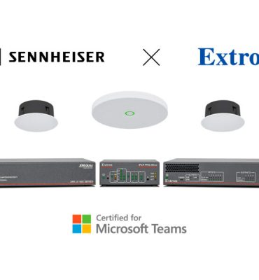 Extron y Sennheiser presentan nuevas soluciones empresariales para la IA seguras y preparadas, certificadas para Microsoft Teams